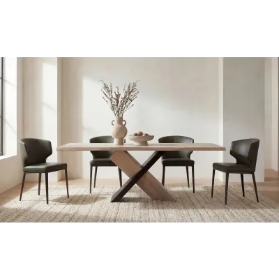 Delaney Dark Green Dining Chair Set of Two