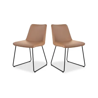 Villa Dining Chair Light Brown - Set Of Two