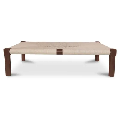 Kaia Dark Brown Outdoor Coffee Table