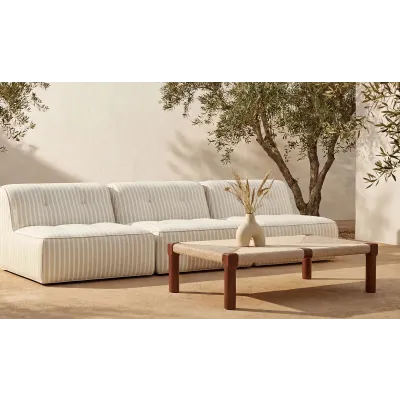 Kaia Dark Brown Outdoor Coffee Table
