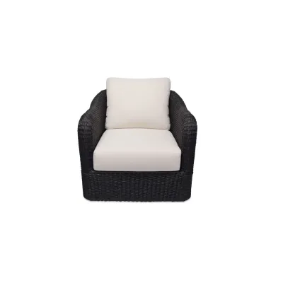 Bodhi Charcoal Outdoor Swivel Accent Chair