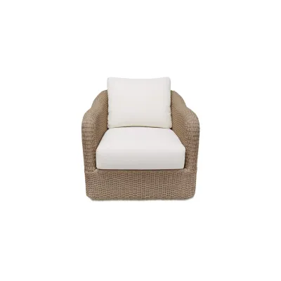 Bodhi Natural Outdoor Swivel Accent Chair