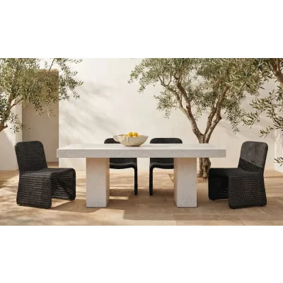 Ella Charcoal Outdoor Dining Chair Set of Two