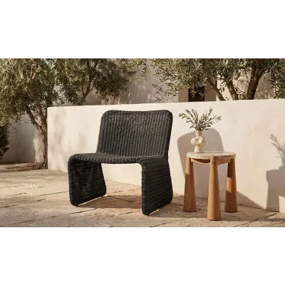 Ella Charcoal Outdoor Accent Chair