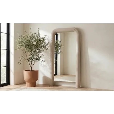 Ellison Beige Rectangular Mirror