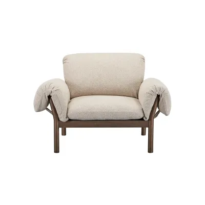 Cardero Beige Lounge Chair