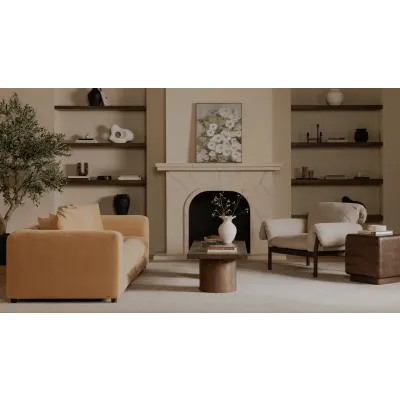 Cardero Beige Lounge Chair