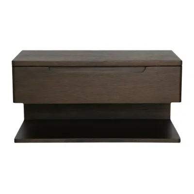 Jonah Dark Brown Floating Nightstand