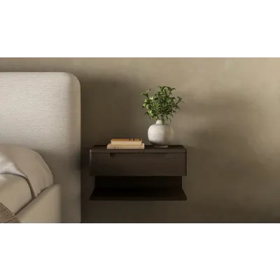 Jonah Dark Brown Floating Nightstand