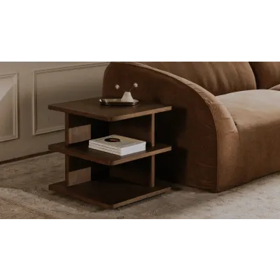 Casey Dark Brown Side Table