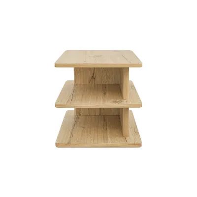 Casey Rustic Oak Side Table