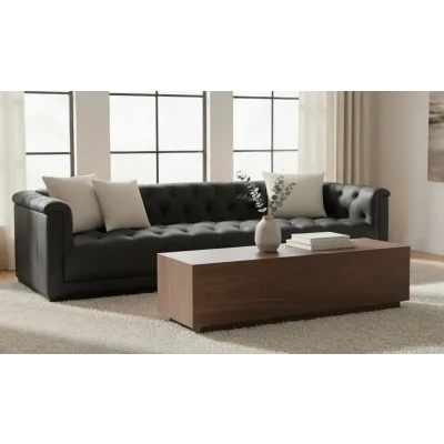 Sawyer Dark Brown Coffee Table
