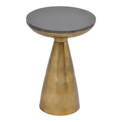 Font Side Table Brass