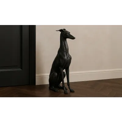 Duke Black Cast Aluminum Sculpture