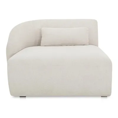 Amelia Left Arm Facing Chaise Warm White