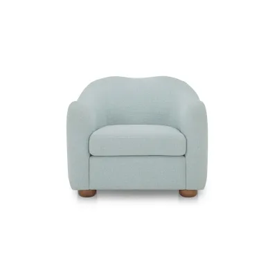 Bria Light Blue Accent Chair