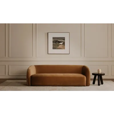 Faye Tan Faux Mohair Sofa