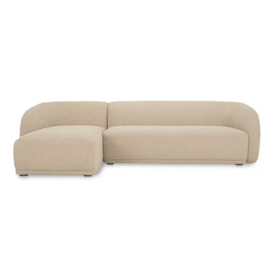 Faye Beige Boucle Sectional