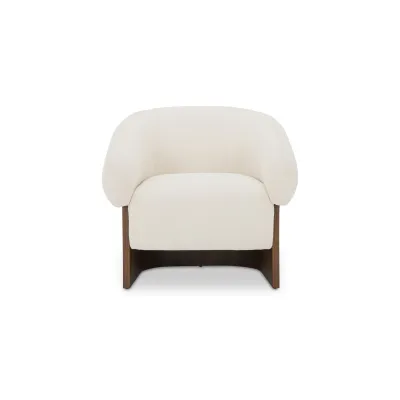Otto Flecked Cream Accent Chair