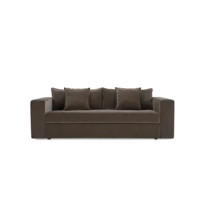 Kiran Warm Charcoal Sleeper Sofa