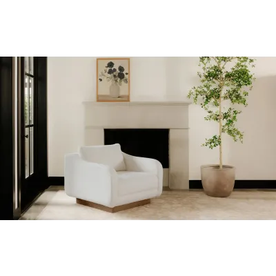 Keane Cream Lounge Chair