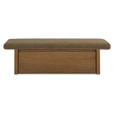 Gemma Taupe Storage Bench