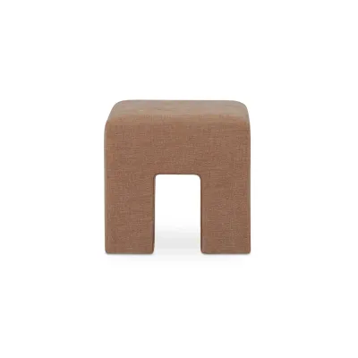 Aidy Washed Pink Stool