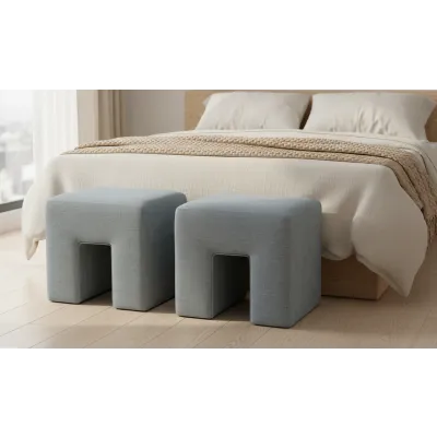 Aidy Light Blue Stool