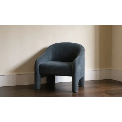 Tuva Slate Blue Accent Chair