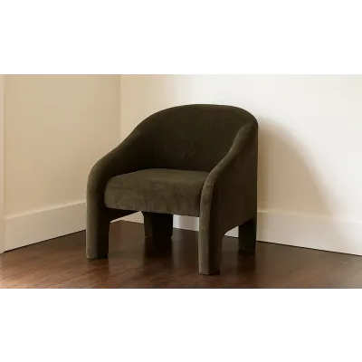 Tuva Cedar Green Accent Chair