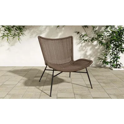 Paige Brown Outdoor Accent Chair