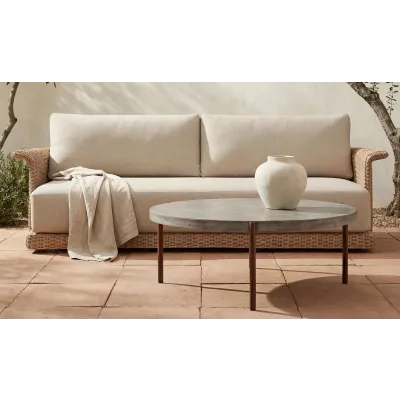 Meredith Beige Outdoor Sofa