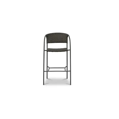 Zola Dark Brown Outdoor Bar Stool