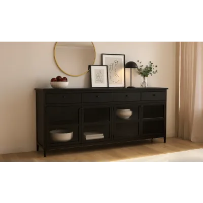 Henry Black Metal Sideboard
