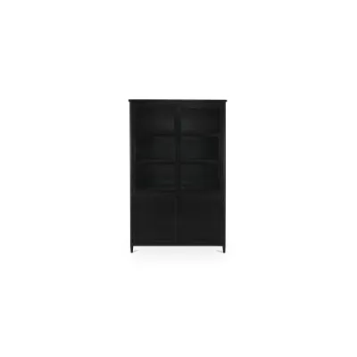 Henry Black Metal Tall Cabinet
