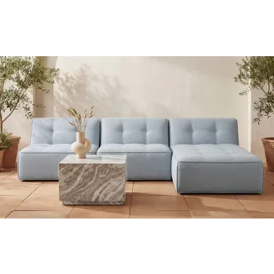 Lou Light Brown Outdoor Coffee Table