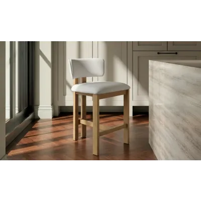 Morel Cream Counter Stool