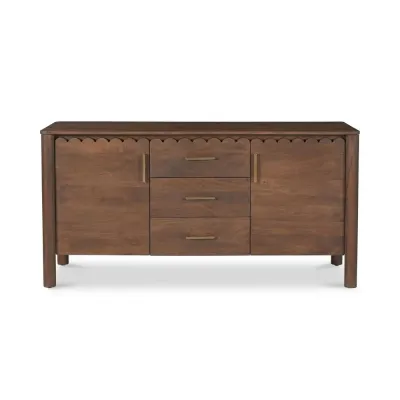 Wiley 3 Drawer Sideboard Vintage Brown
