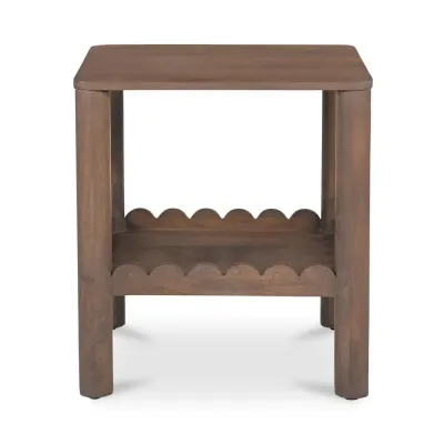 Wiley Side Table Vintage Brown