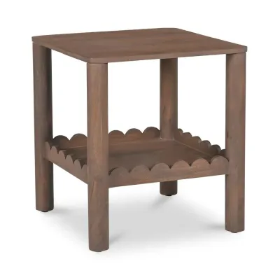 Wiley Side Table Vintage Brown