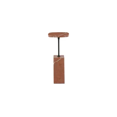 Caro Rosso Alicante Marble Side Table