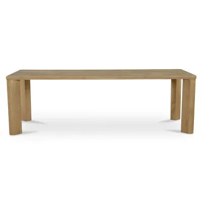 Segment Wood Heritage Brown Dining Table