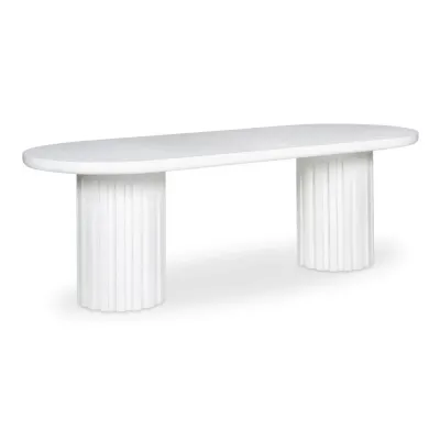 Eris Outdoor Dining Table White