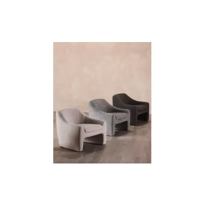 Kenzie Slated Moss Accent Chair
