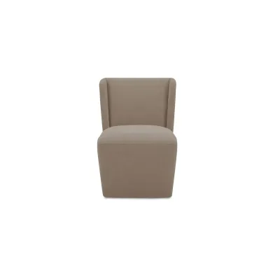 Cormac Warm Sand Rolling Dining Chair