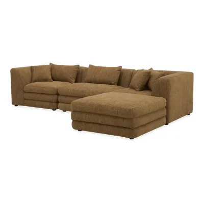 Lowtide Lounge Modular Sectional Amber Glow