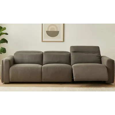 Wilder Soft Taupe Power Recliner Sofa