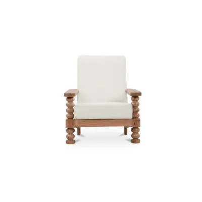 Ingrid Off White Accent Chair