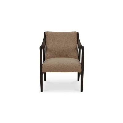 Yates Beige Faux Shearling Accent Chair