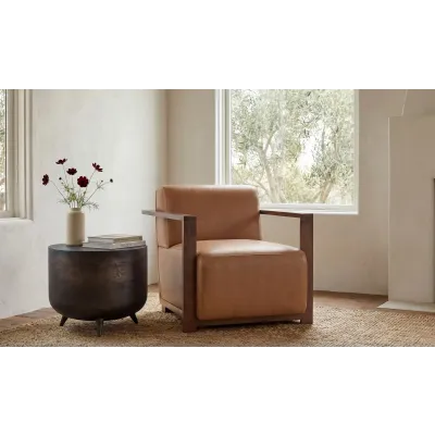 Barnes Tan Accent Chair